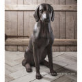 New Products christmas bronze dog statue